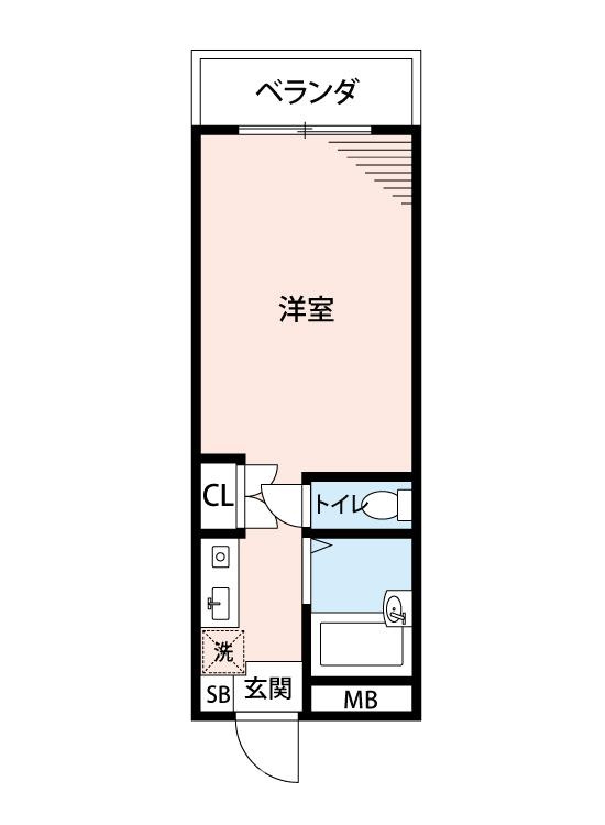 マリオン城北の間取り