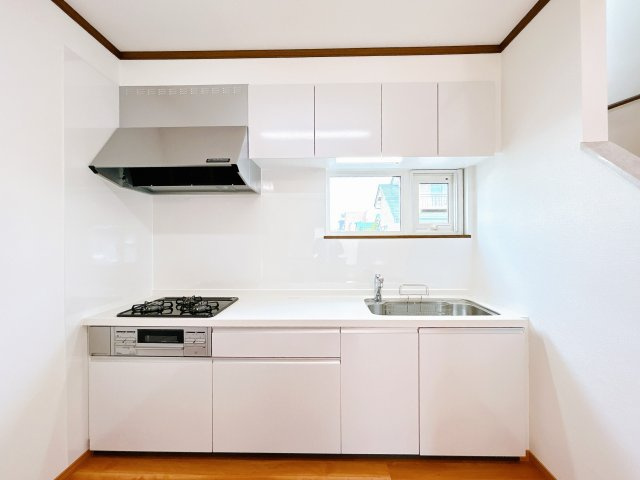 【キッチン】 | 北見市中ノ島町３丁目５－５　中古売家 | 【リフォーム済み】キッチンは新品に交換致しました。新品のキッチンで料理ができるのは嬉しいですね。