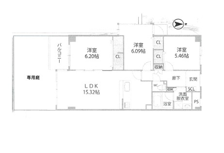 【間取り】 | グリーンパーク王子