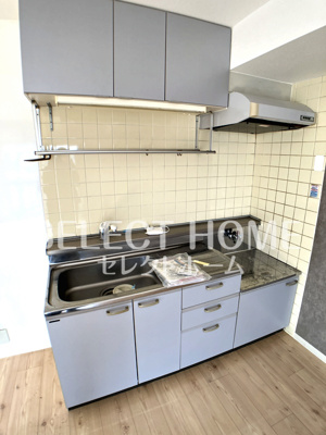 【キッチン】 | 葵マンション | コンパクトなキッチンで掃除もラクラク