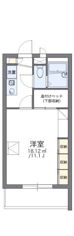 レオパレスアステラスの間取り