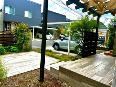 【庭】 | 熊本市南区良町一丁目 戸建て | ウッドデッキ・テラス