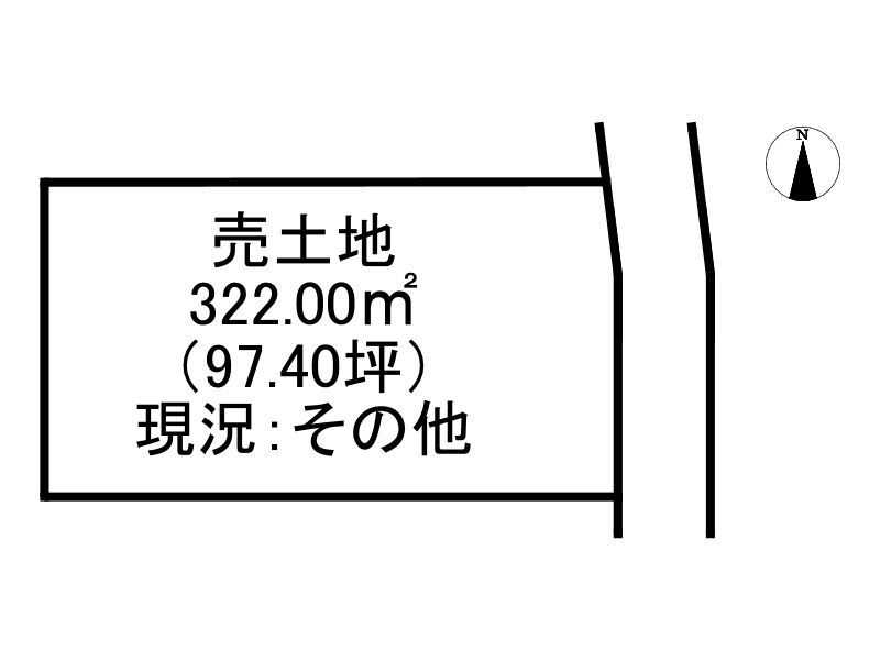姫路市網干区津市場/売土地の土地図
