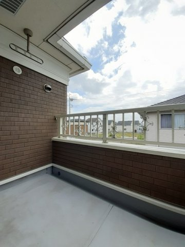 ブルーシャトーのバルコニー