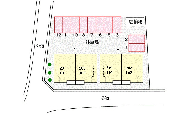 ガルテン　ヒューゲルⅡの区画図