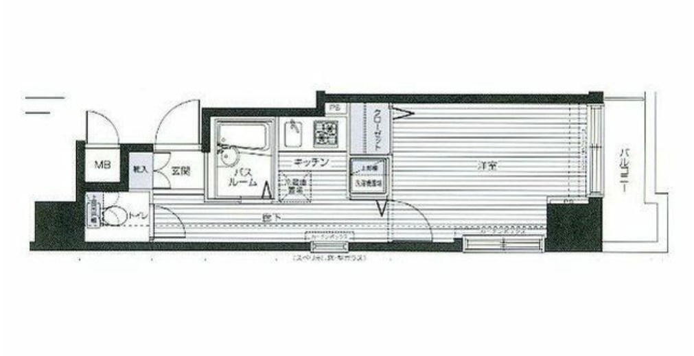 アヴァンティーク銀座東の間取り