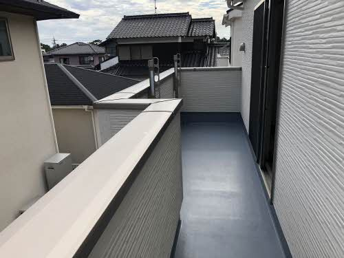 光市室積新開２丁目貸家のバルコニー