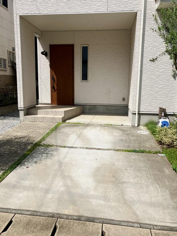 緑が丘西戸建の駐車場