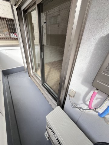 大阪市都島区東野田町４丁目の賃貸マンションのバルコニー