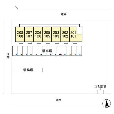 プエラリア サクラ Ⅰの区画図