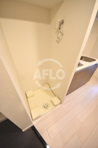 プレサンスOSAKA DOMECITYスクエアの設備|プレサンスOSAKA DOMECITYスクエア　室内洗濯機置場
