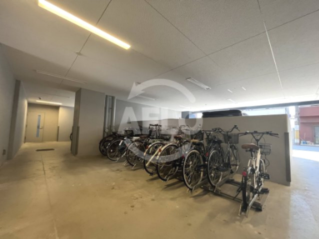 プレサンスOSAKA DOMECITYスクエアのその他共用部分|プレサンスOSAKA DOMECITYスクエア　駐輪場