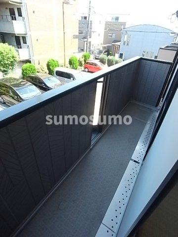 サンライズ立花ハイツのバルコニー