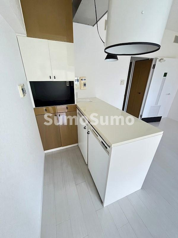 芦屋市三条町の賃貸マンションのキッチン