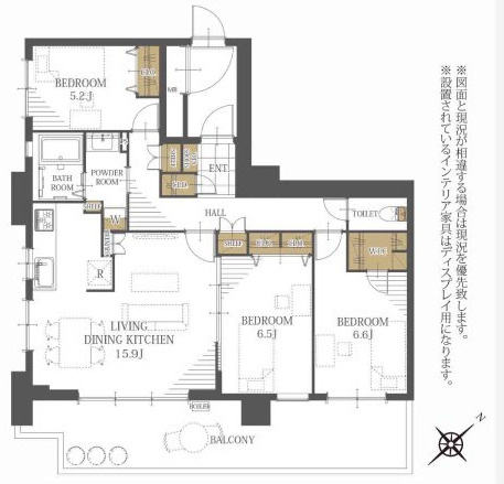 【間取り】 | アイランドタワースカイクラブＣ棟