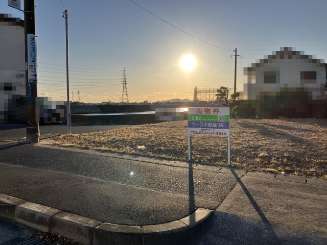 売地　豊橋市牟呂市場町17番2の外観