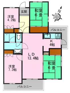 【間取り】 | グリーンタウン清戸12号棟 | グリーンタウン清戸12号棟