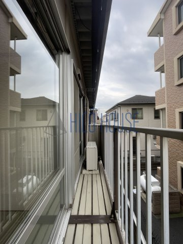 三千ハイツのバルコニー