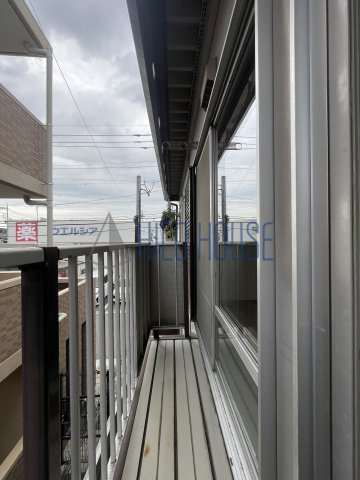 三千ハイツのバルコニー