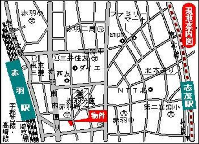プリミエール藤田の地図|★案内図★