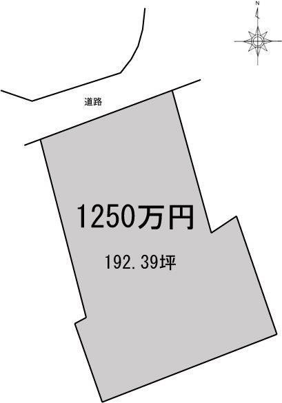 多喜浜5丁目　売土地の土地図