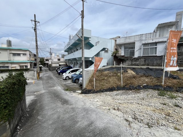 那覇市山下町（全3区画）ラスト3号地の前面道路含む現地写真|※2025.7.13撮影