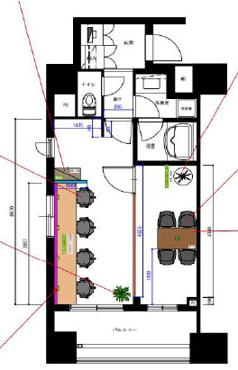 シティインデックス西五反田の内装