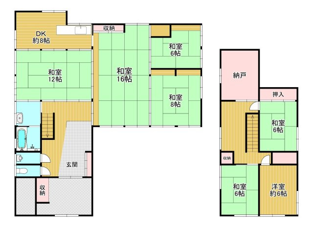福島県南会津郡南会津町宮沢字居平の間取り