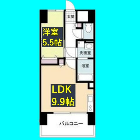 La　Douceur山王の間取り