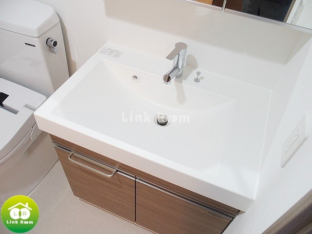 メイクスデザイン門前仲町リバープレイスの洗面所