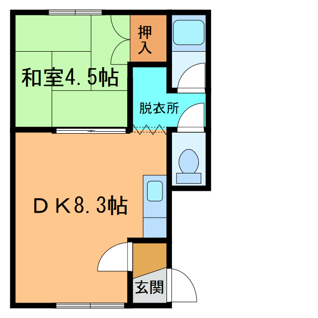 光南ハイツの間取り