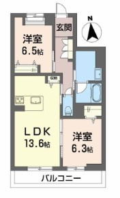 シャーメゾンレジデンス夜明の間取り