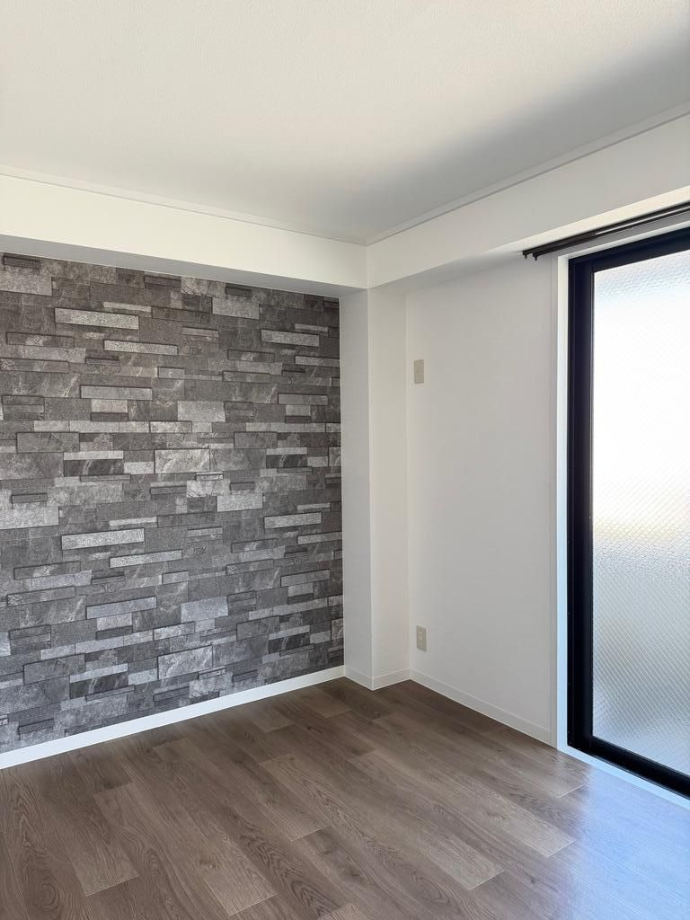 大観町Ｆビルの寝室|落ち着いた色調の寝室です