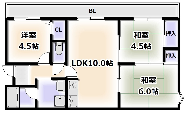 ヤヨイビルの間取り