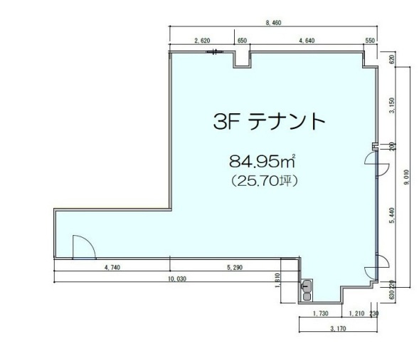 ムーンバットビルの間取り