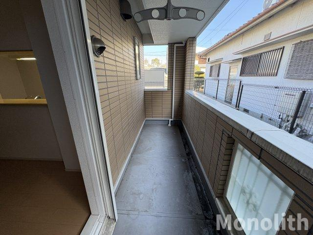 ここるガーデンのバルコニー