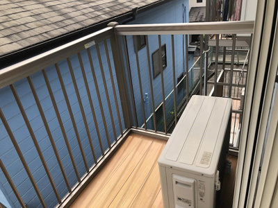 【バルコニー】 | コーポ岩津 | 2階部屋参照