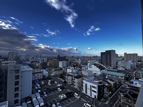 ネバーランド阿倍野西田辺の展望|バルコニーからの眺望　※工事完了時／２０２５年１１月の写真