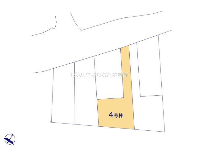 『八王子市新築戸建て』八王子市寺田町761-21【仲介手数料無料】　新築戸建ての区画図|～仲介手数料無料☆八王子ひなた不動産～八王子市寺田町　新築戸建て