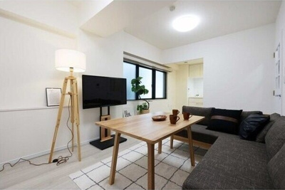 【居間・リビング】 | ルクレ日本橋蛎殻町 | ゆったりとした居間です