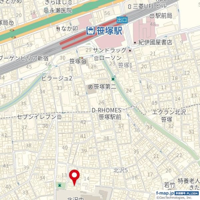 【地図】 | Ｓｅｒａ．Ｕ笹塚