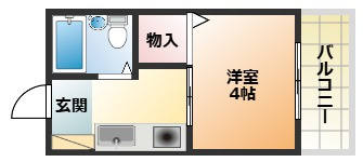 クイーン桜木の間取り
