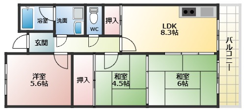 【間取り】 | エムテック藤井寺