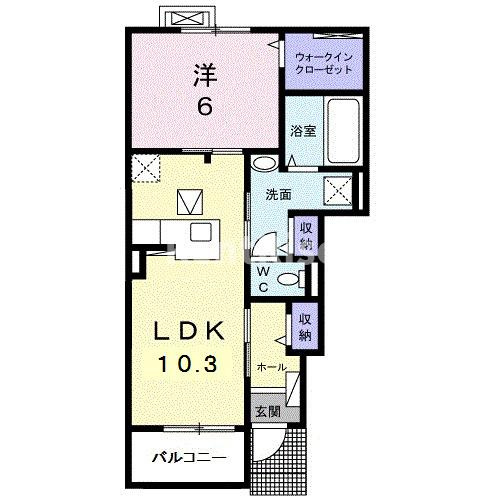 サルサージュⅠの間取り|間取図