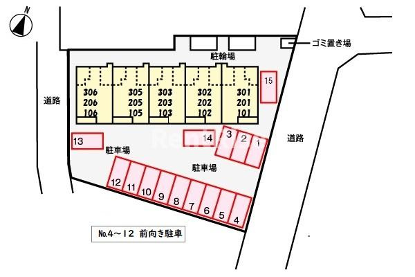ベル・フローラの駐車場|駐車場