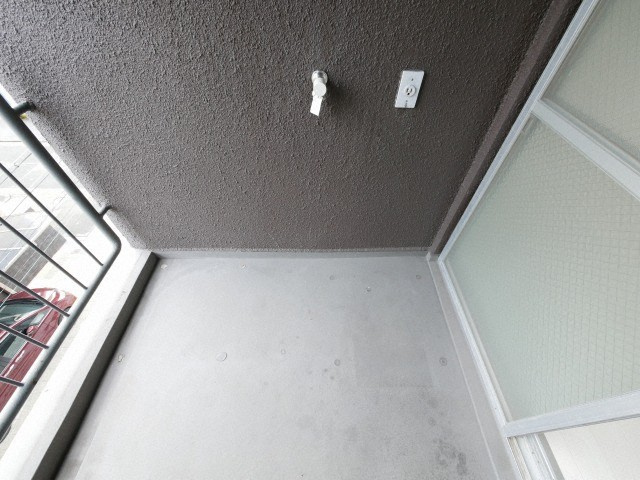 松栄大正ハイツのバルコニー