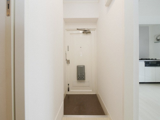 松栄大正ハイツの玄関