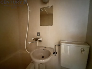 浴室内に洗面台付き！
