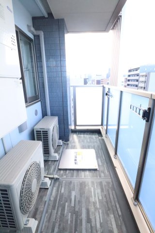大阪市都島区片町１丁目の賃貸マンションのバルコニー