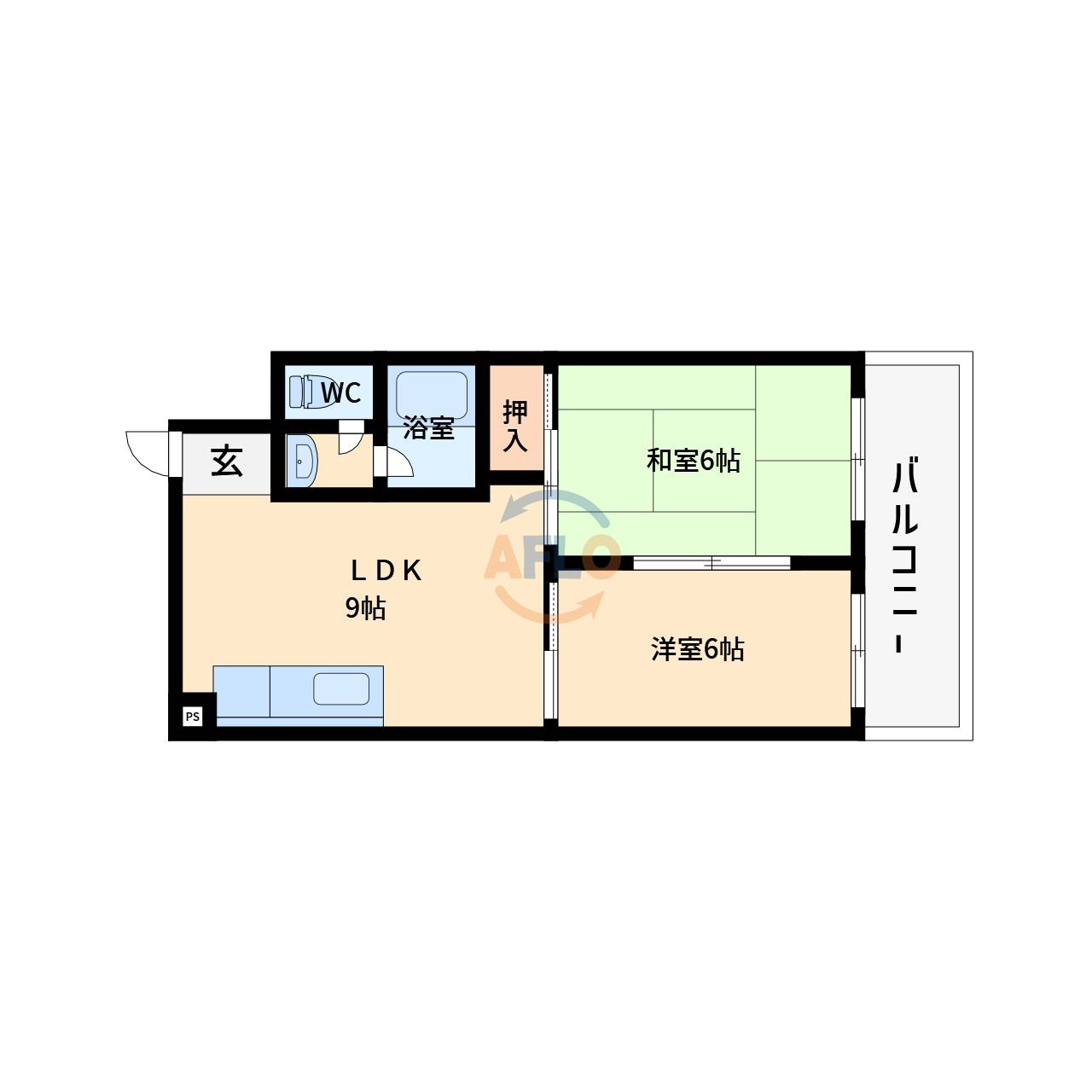 正岡マンションの間取り|正岡マンション
